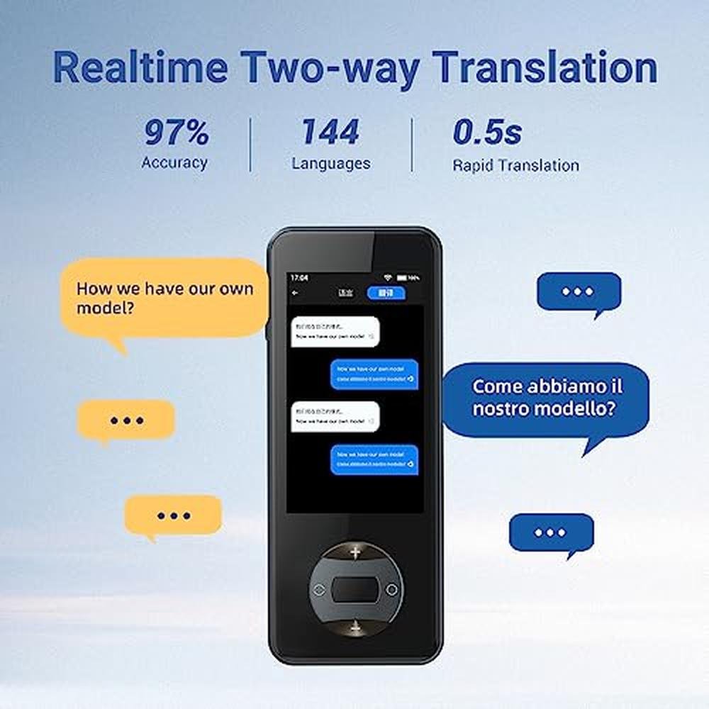 Translator W10: Anfier W10 PRO Offline Language Translator – Close-up Detail