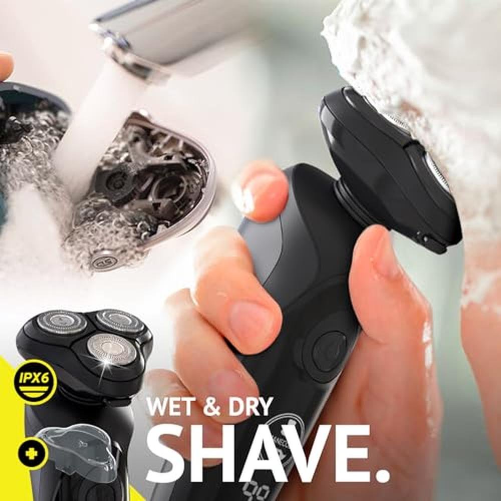 Electric Razor: Manecode Men's 7-in-1 Shaver with Floating – Packaging