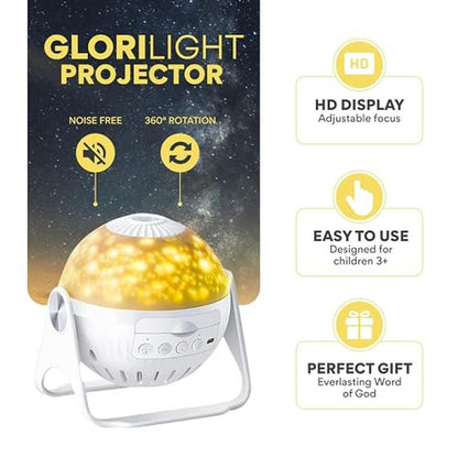 Bible Glorilight: GLORILIGHT HD Projector Night-Light – Close-up Detail