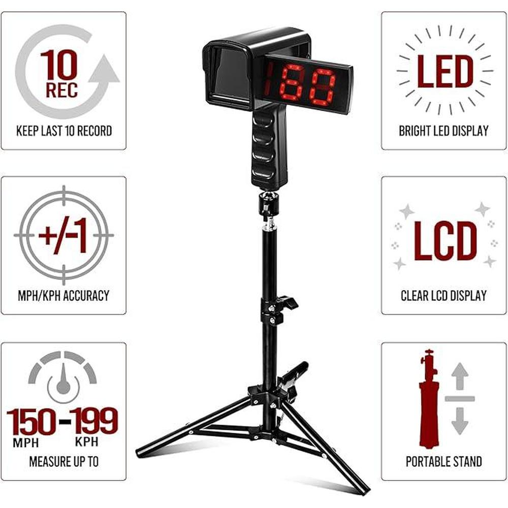 Baseball Speed: PLAYAPUT Radar Guns Speed Sensors – Close-up Detail