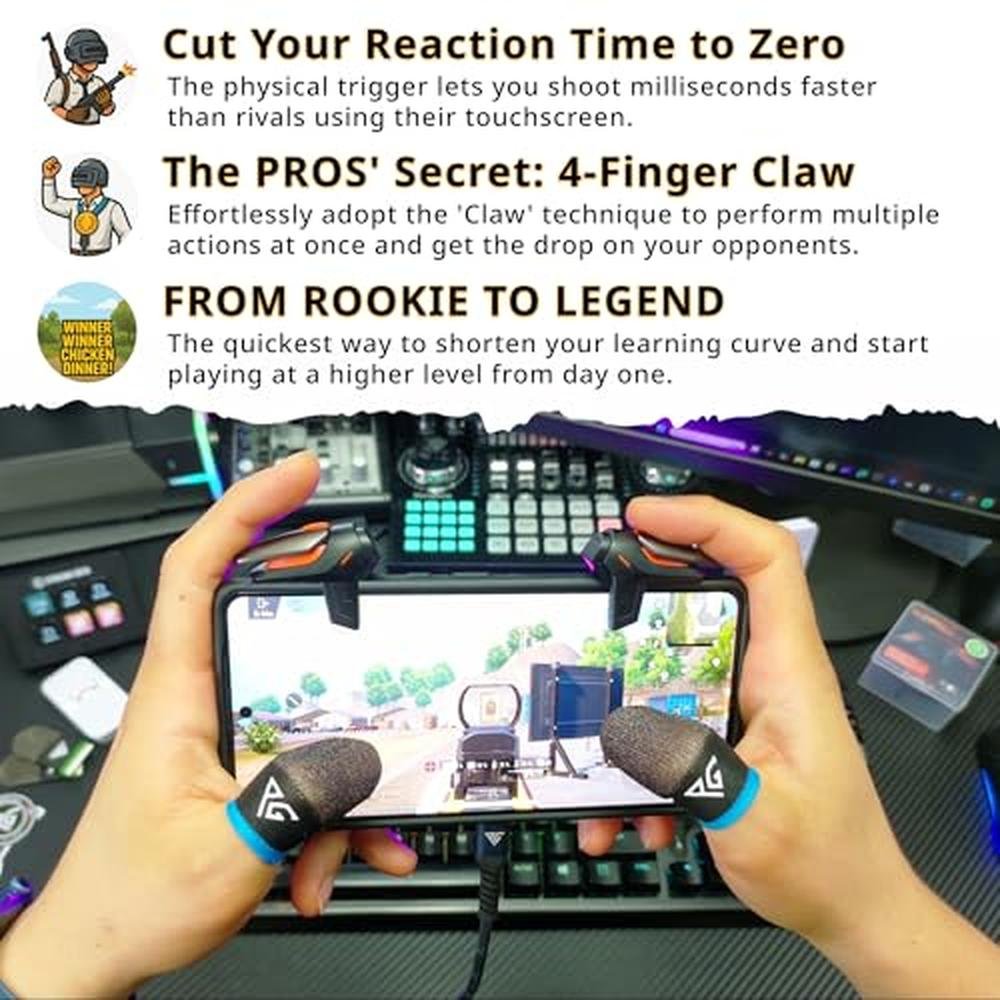 Triggers Gaming: Progameplays Phone Triggers – Side View