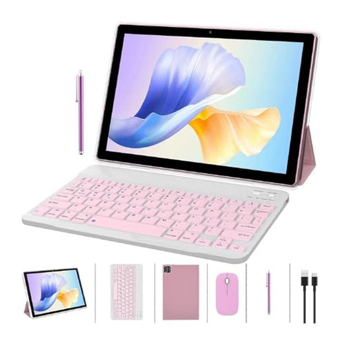 Tablet ZZB: ZZB 2-in-1 Tablet with Keyboard Case – Front View