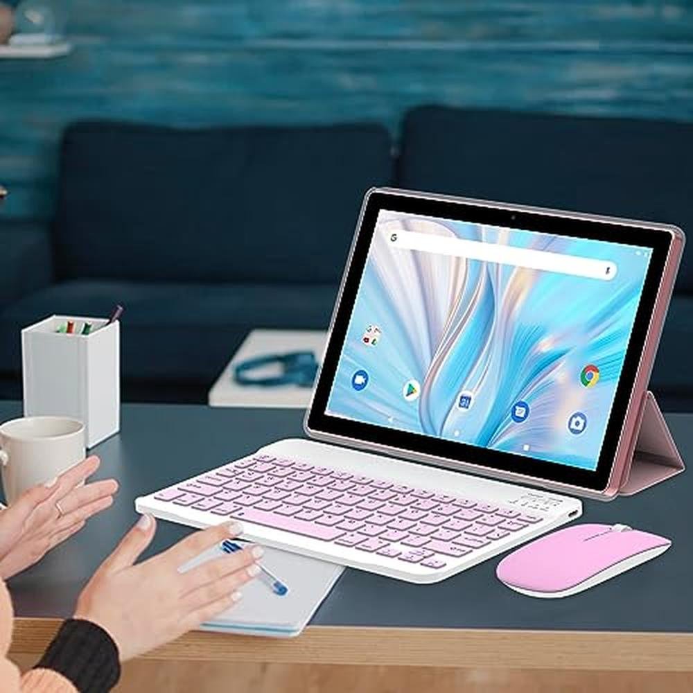Tablet ZZB: ZZB 2-in-1 Tablet with Keyboard Case – Side View