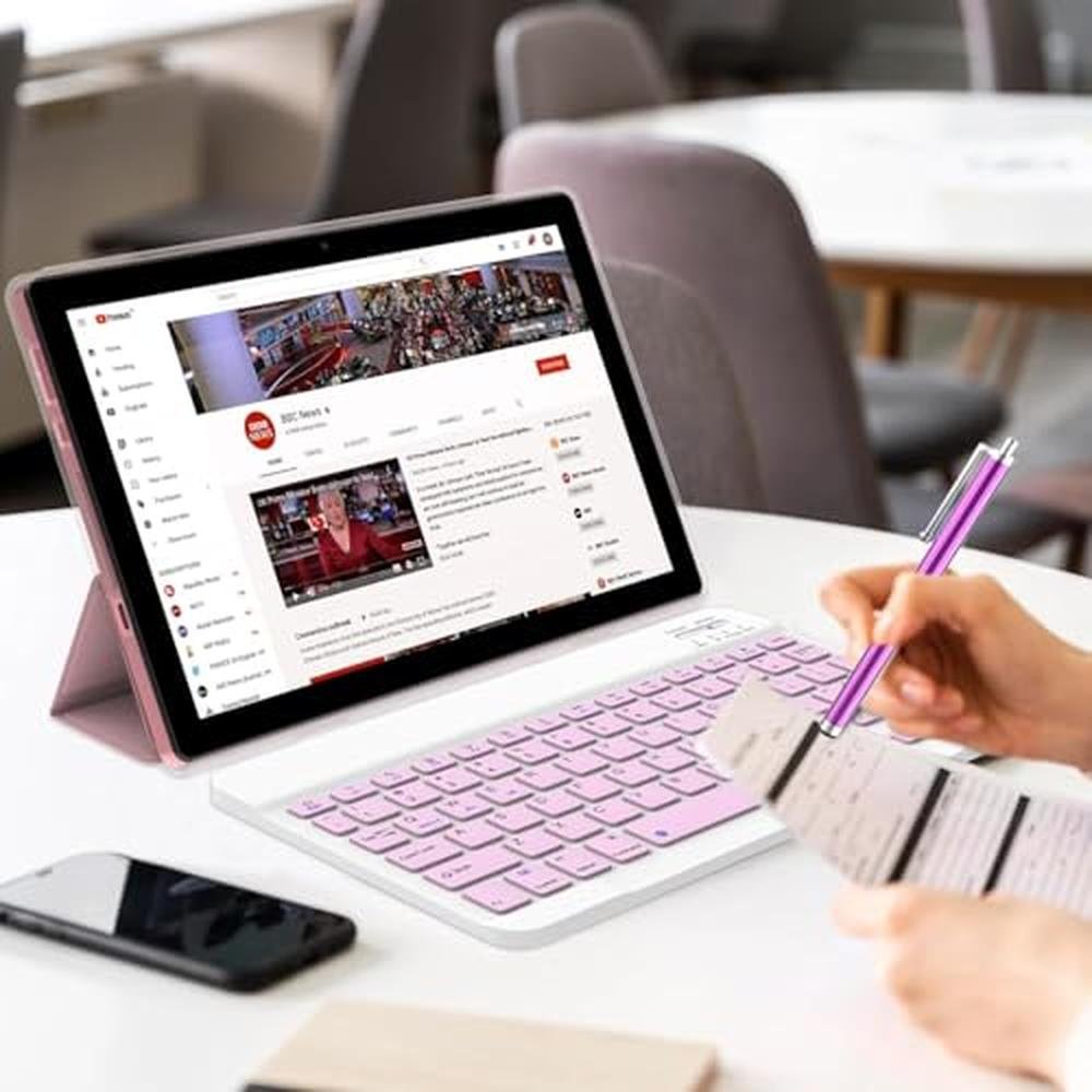 Tablet ZZB: ZZB 2-in-1 Tablet with Keyboard Case – In Use