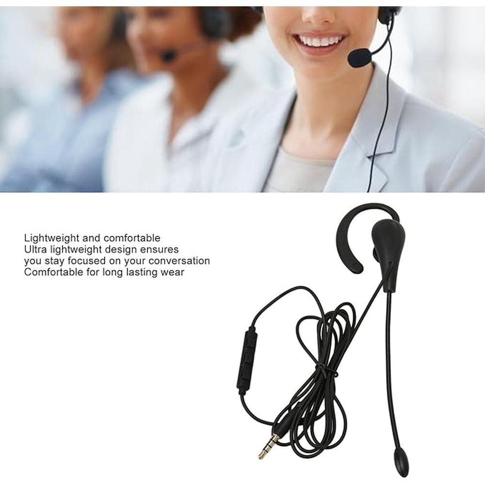 Headset with Mic Noise Cancelling – Side View