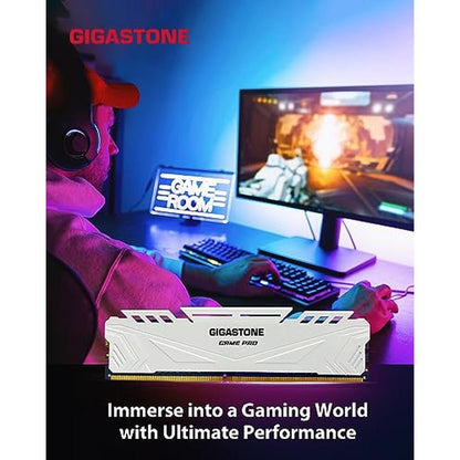DDR4 RAM: GIGASTONE Game PRO 16GB Kit 2x8GB DDR4 3200MHz – In Use