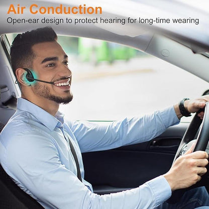 Golvery Latest Bluetooth 5.3 Headset w/DSP Noise Canceling – Side View