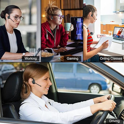 Golvery Latest Bluetooth 5.3 Headset w/DSP Noise Canceling – Close-up Detail