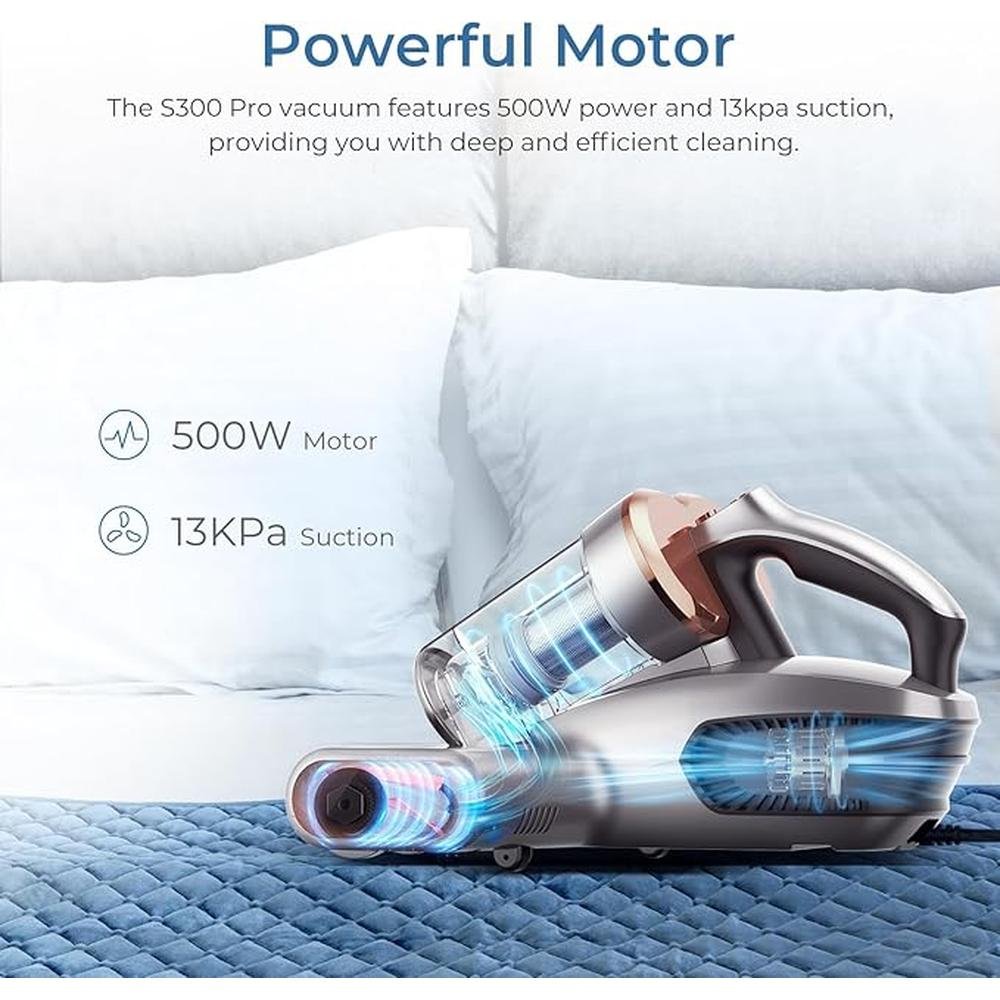Vacuum Mattress: High-End Handheld Vacuum Cleaner with UV – Side View