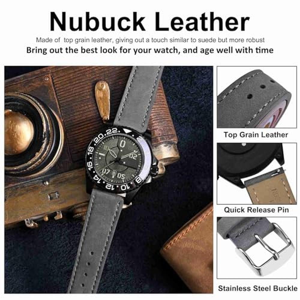 Wocci 18mm: WOCCI Retro Leather Watch Band – In Use