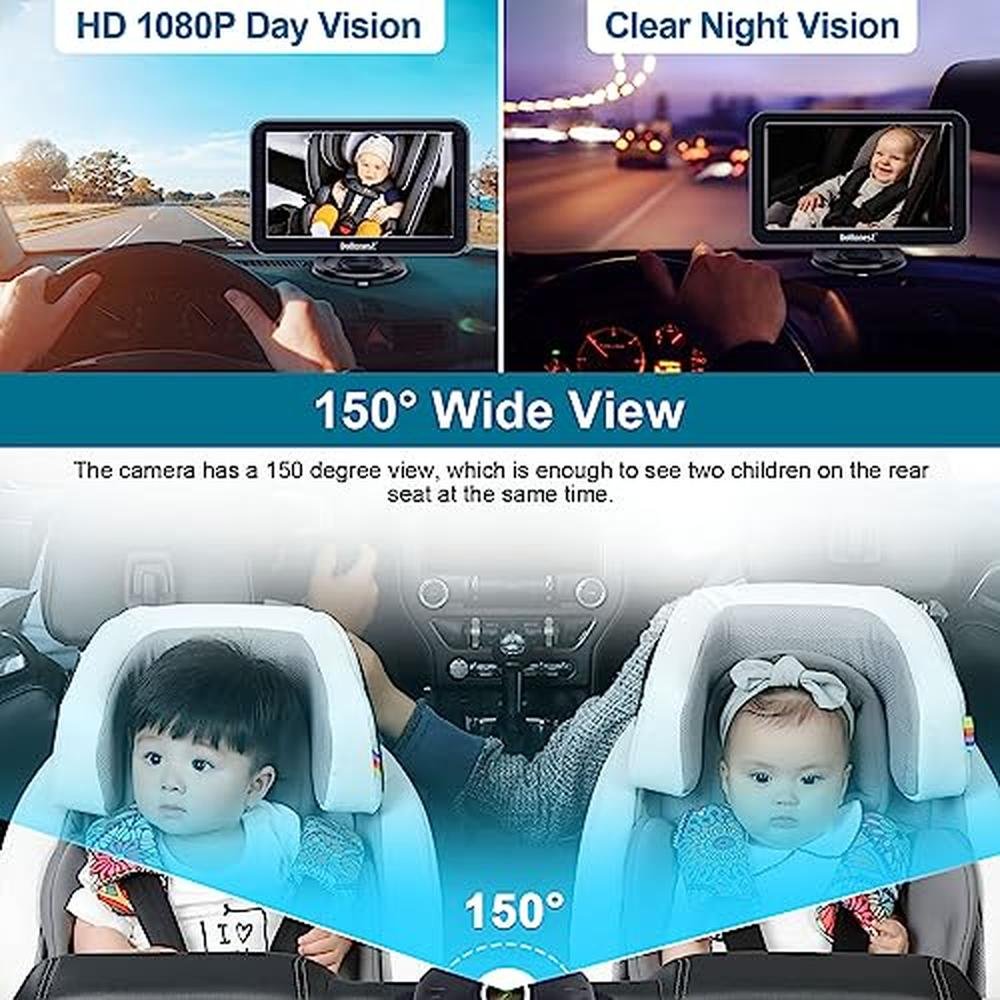 Advanced Car Camera System: DoHonest V9 Baby Car Camera – In Use