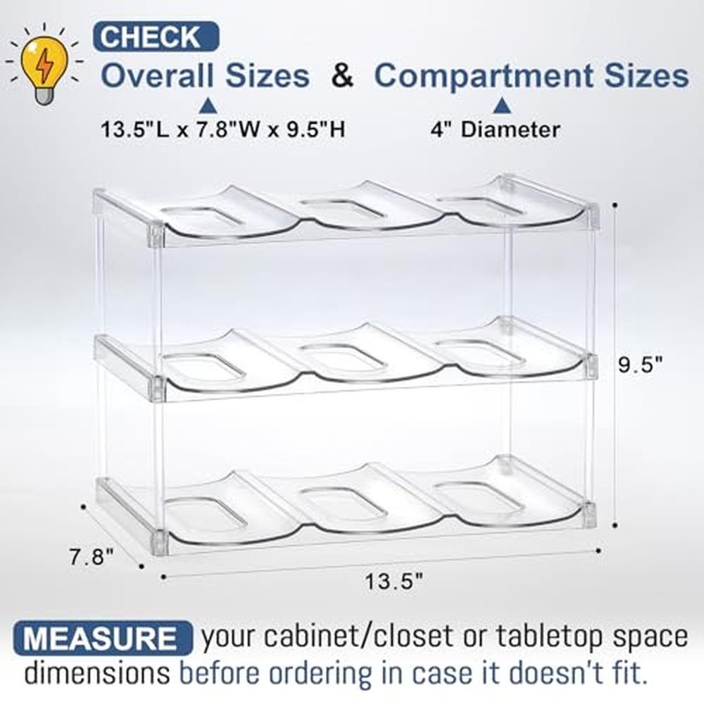 Bottle Holder: Premium 3-Tier Stackable Water Bottle – Packaging