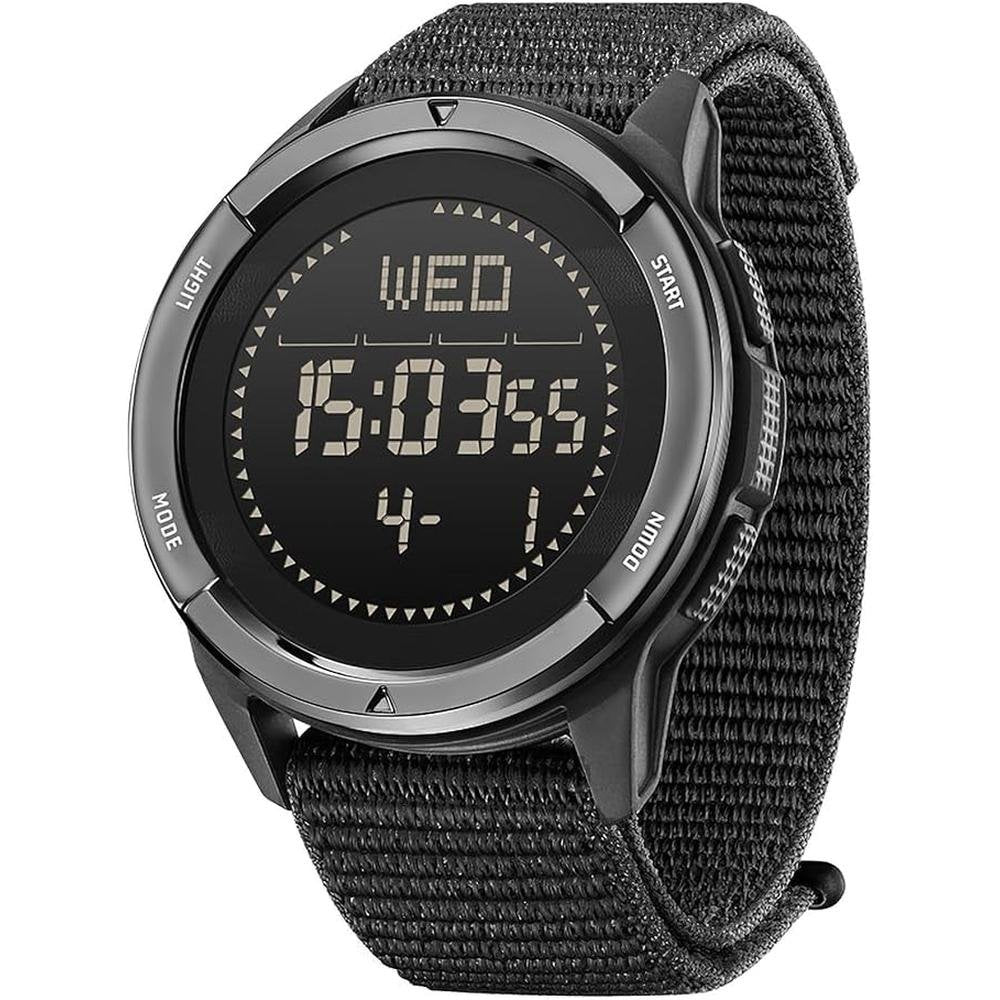 Watches Men: DIDITIME Tactical Watch Waterproof 164FT – Front View