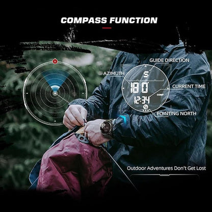Watches Men: DIDITIME Tactical Watch Waterproof 164FT – In Use