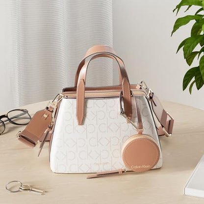 Calvin Klein Millie 2 in 1 Triple Compartment Mini Satchel – Side View