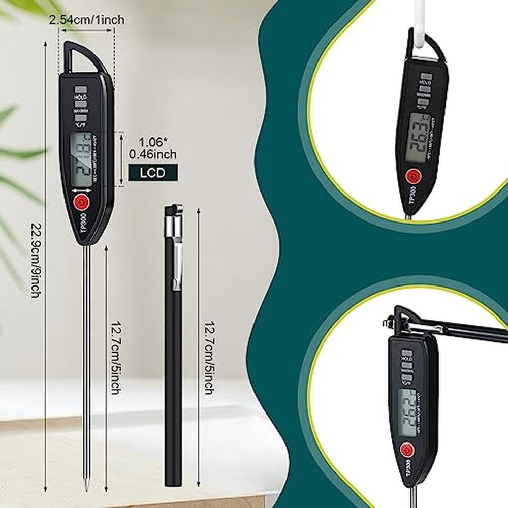 Thermometer Copkim: Copkim 6 Set Waterproof Food Thermometer – Side View