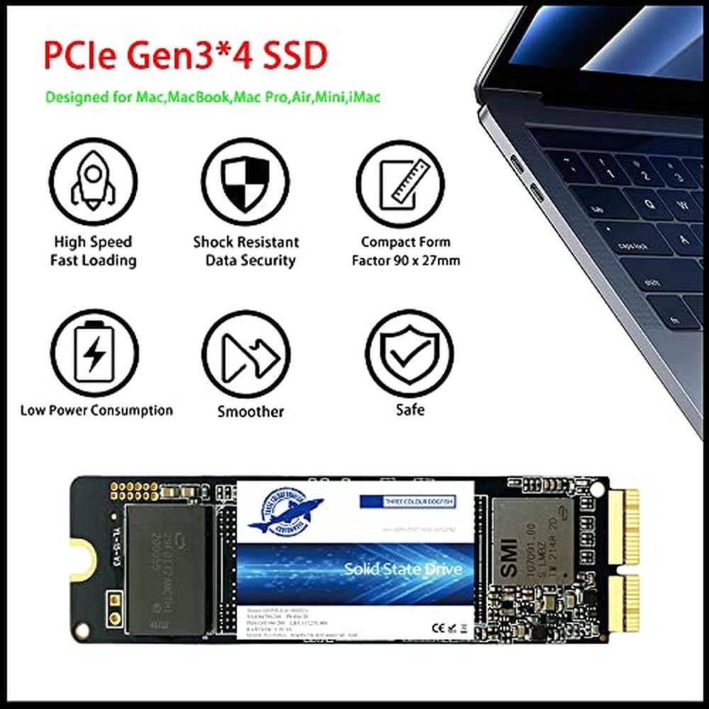 MacBook 2013 Upgrade: Dogfish SSD Pro 2TB NVMe PCIe Gen3x4 – In Use
