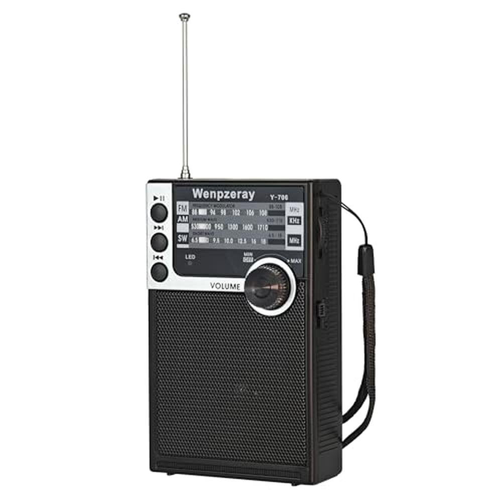 Wenpzeray 706: Wenpzeray Y-706 Portable Pocket Radio AM FM – Front View