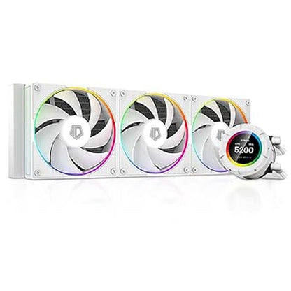 Cooler Display: ID-COOLING SL360 White CPU Liquid Cooler – Front View