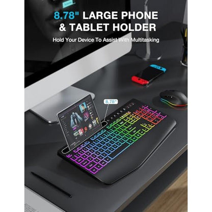 Wireless Keyboard and Mouse Combo – In Use