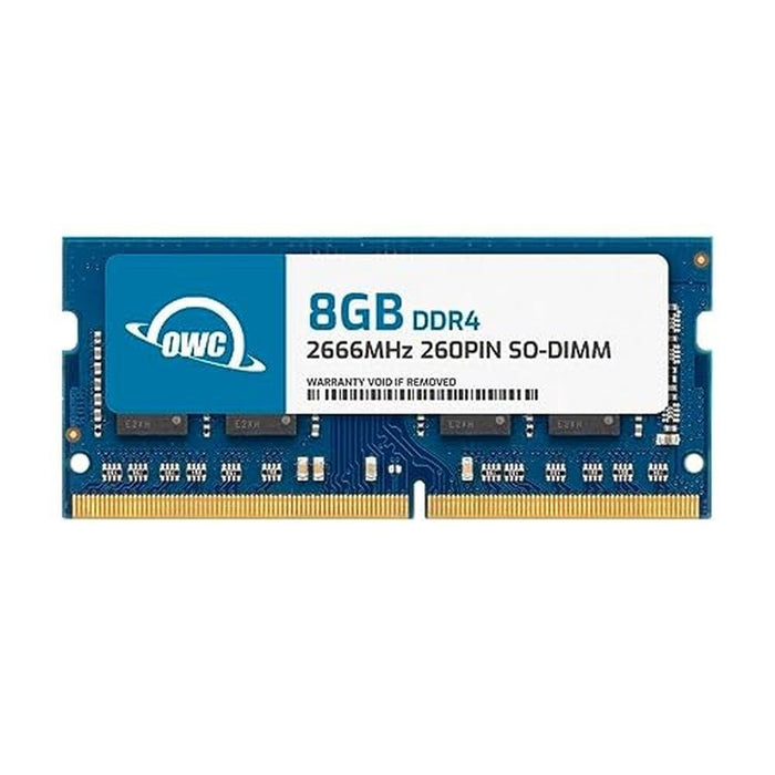 OWC 8GB RAM: OWC DDR4 2666MHz PC4-21300 CL19 1RX8 Non-ECC – Front View