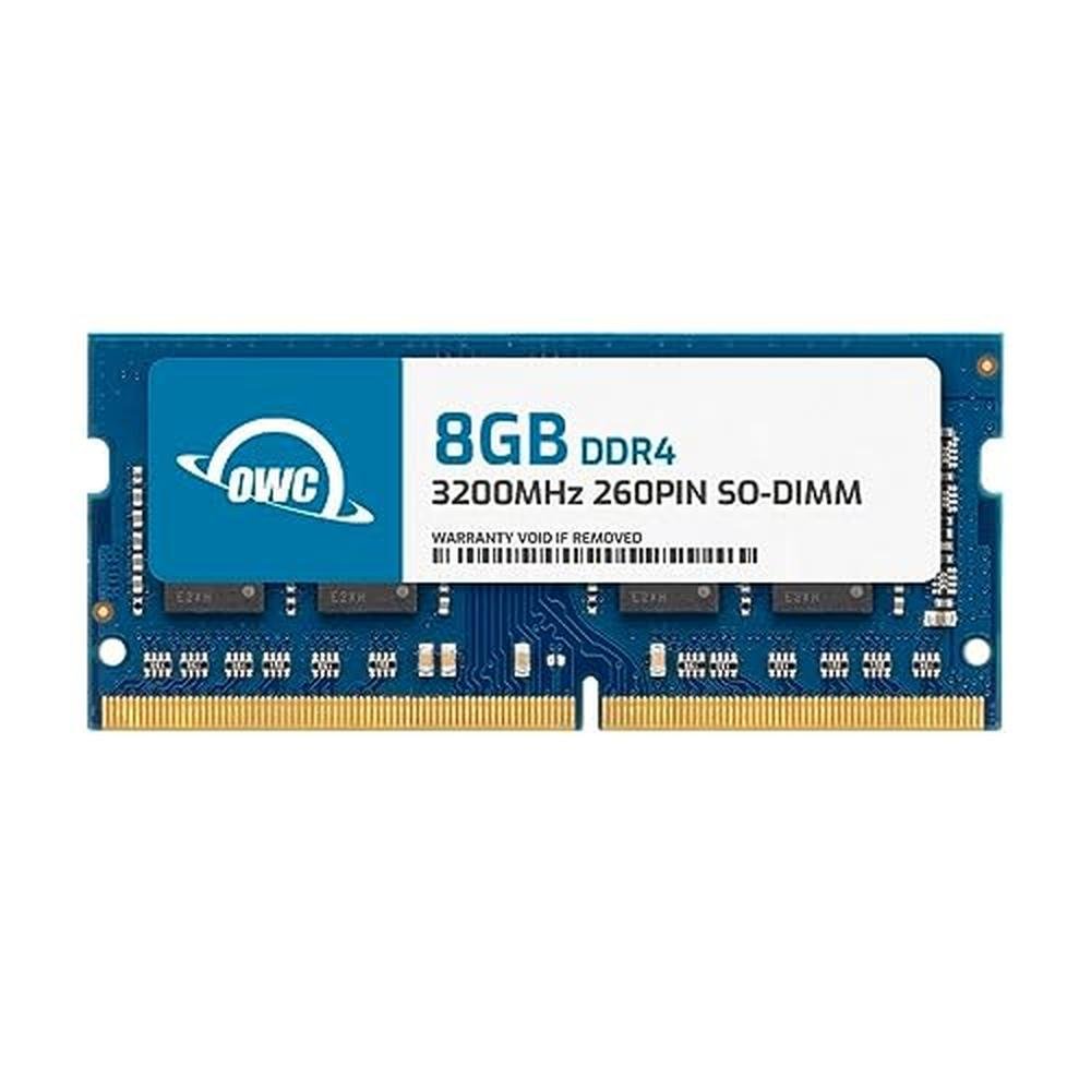 OWC 8GB: OWC DDR4 3200MHz PC4-25600 CL22 1RX8 Non-ECC – Front View