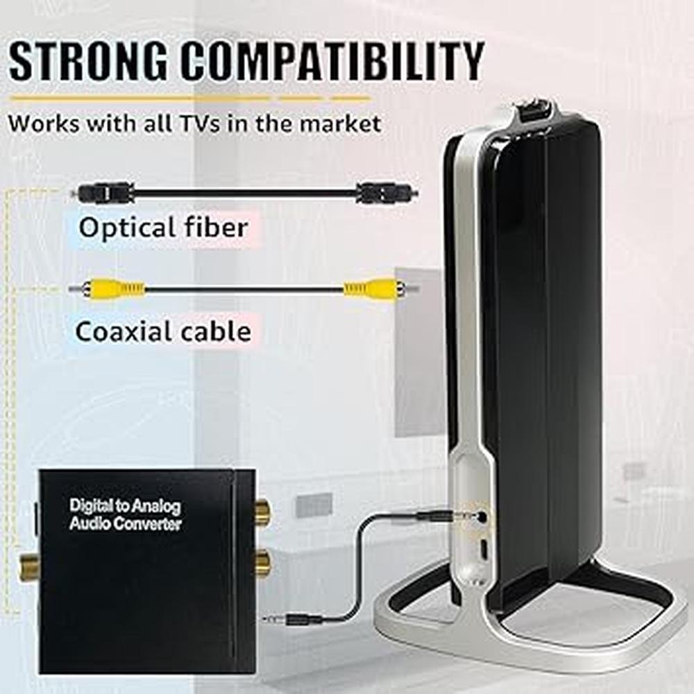 Retekess TA007 Wireless Headphones for TV – Side View