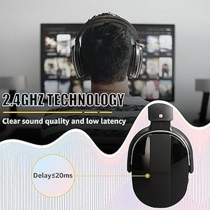 Retekess TA007 Wireless Headphones for TV – In Use