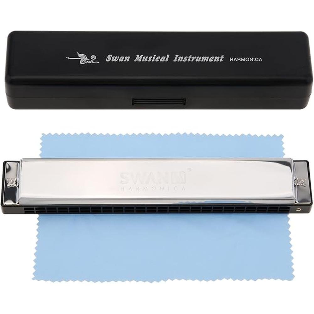 Blues Harmonica: Origlam Professional Harmonica Key of C – Front View