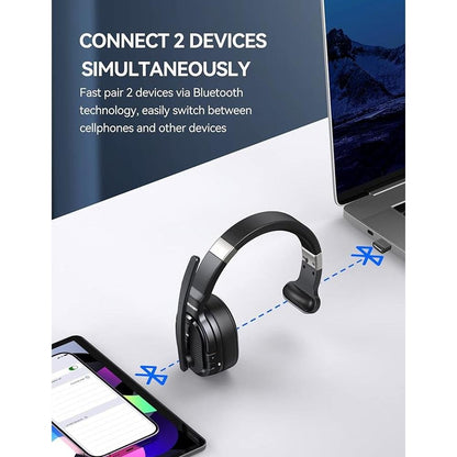 TECKNET Trucker Bluetooth Headset – In Use