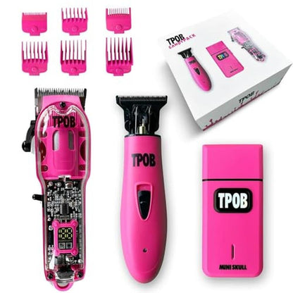 Pink TPOB: TPOB Slime 2 Candy Pink Clipper Trimmer Shaver – Front View