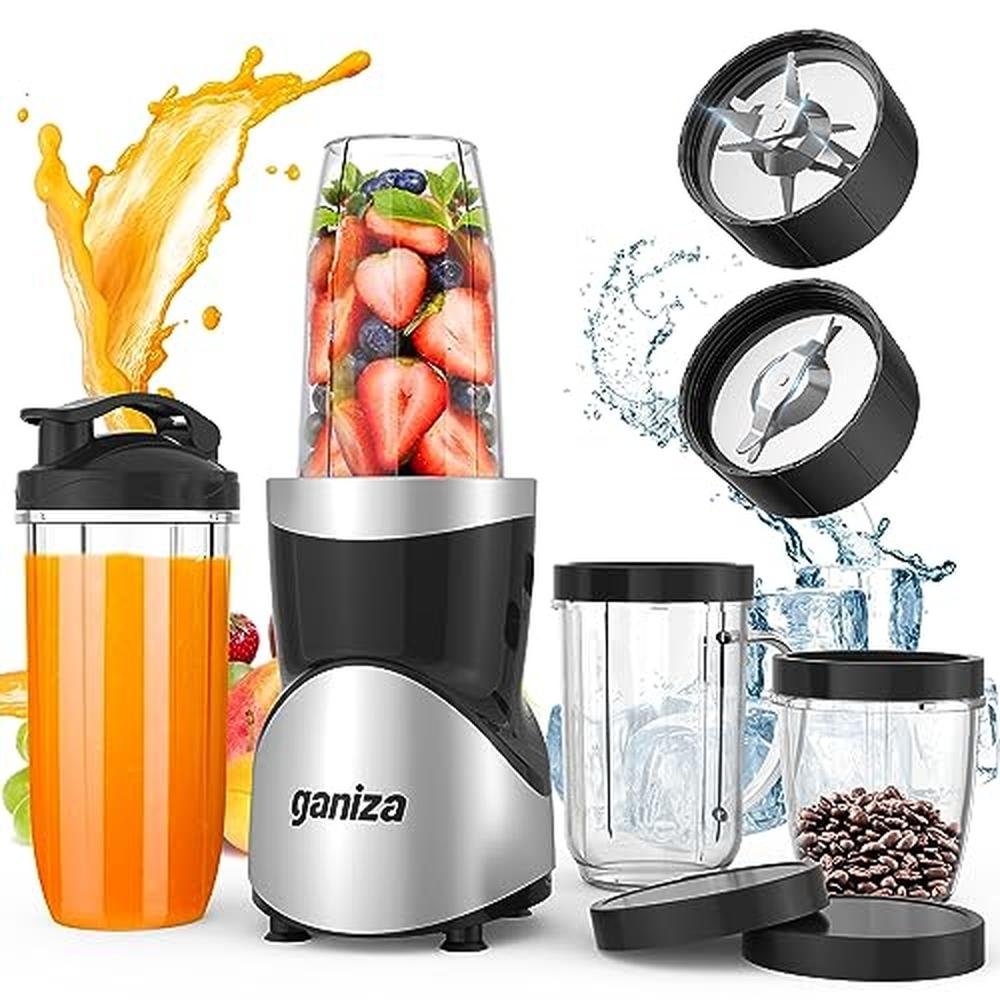 Blender Smoothies: Ganiza 900W Blenders for Shakes and – Front View