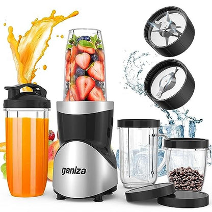 Blender Smoothies: Ganiza 900W Blenders for Shakes and – Front View