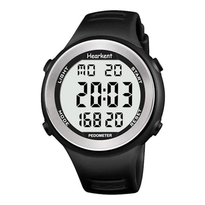 Watch Hearkent: Hearkent Pedometer Watch with Light – Front View