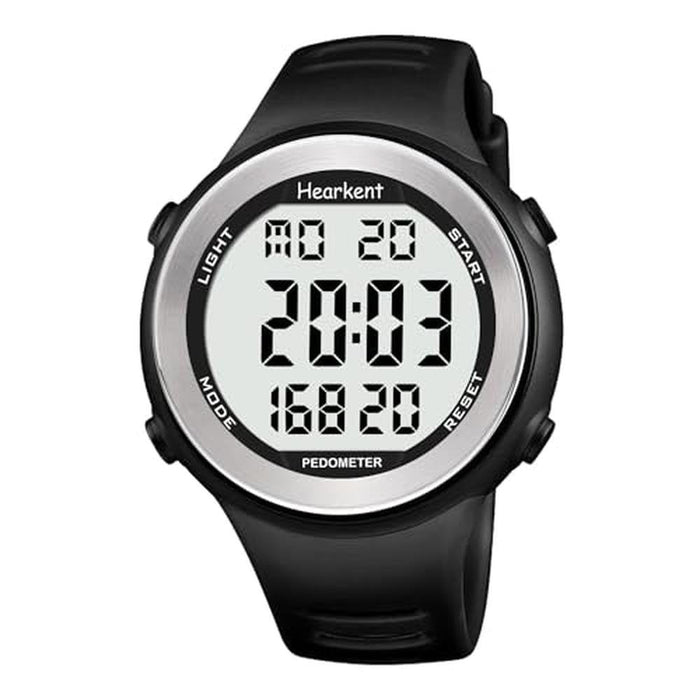 Watch Hearkent: Hearkent Pedometer Watch with Light – Front View