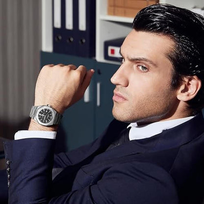 Watches Sapphero: Sapphero Mens Octagonal Stainless Steel – In Use