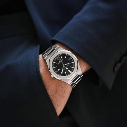 Watches Sapphero: Sapphero Mens Octagonal Stainless Steel – Packaging