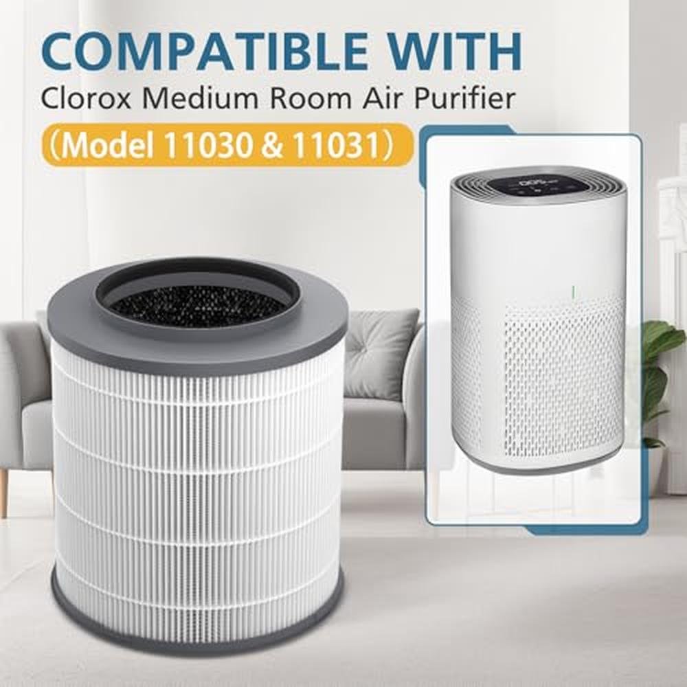 12030 HEPA Filter: Clorox 11030 & 11031 Air Purifier 3-in-1 – In Use