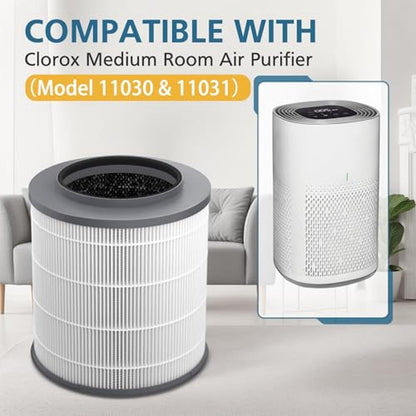 12030 HEPA Filter: Clorox 11030 & 11031 Air Purifier 3-in-1 – In Use