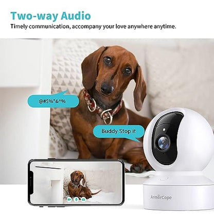 Camera Cam: Magivpix Pet Camera 2K HD Dog Camera with Phone – Side View