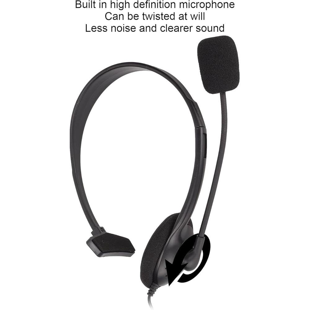 Zopsc Wired Headset: 3.5mm Plug Stereo Headphones with – Close-up Detail