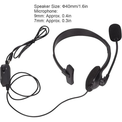 Zopsc Wired Headset: 3.5mm Plug Stereo Headphones with – In Use
