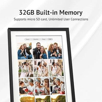 Digital Frame: Euphro 10.1 Inch 1280x800 IPS Touch Screen – Close-up Detail
