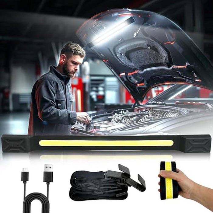 Light Work: CLAKAP Underhood Work Light 2600LM High Bright – Front View