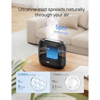 Humidifiers Dreo: Dreo Smart Humidifiers for Bedroom Top – Side View