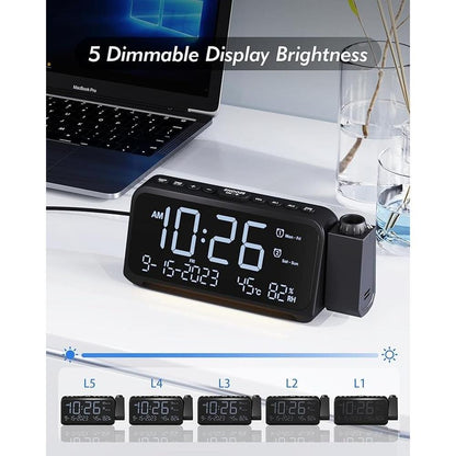 Roxicosly Projection Alarm Clock – In Use