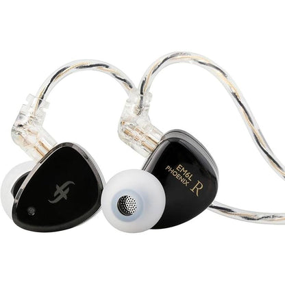 Linsoul SIMGOT EM6L 1DD + 4BA Hybrid Driver in-Ear Monitor – Front View