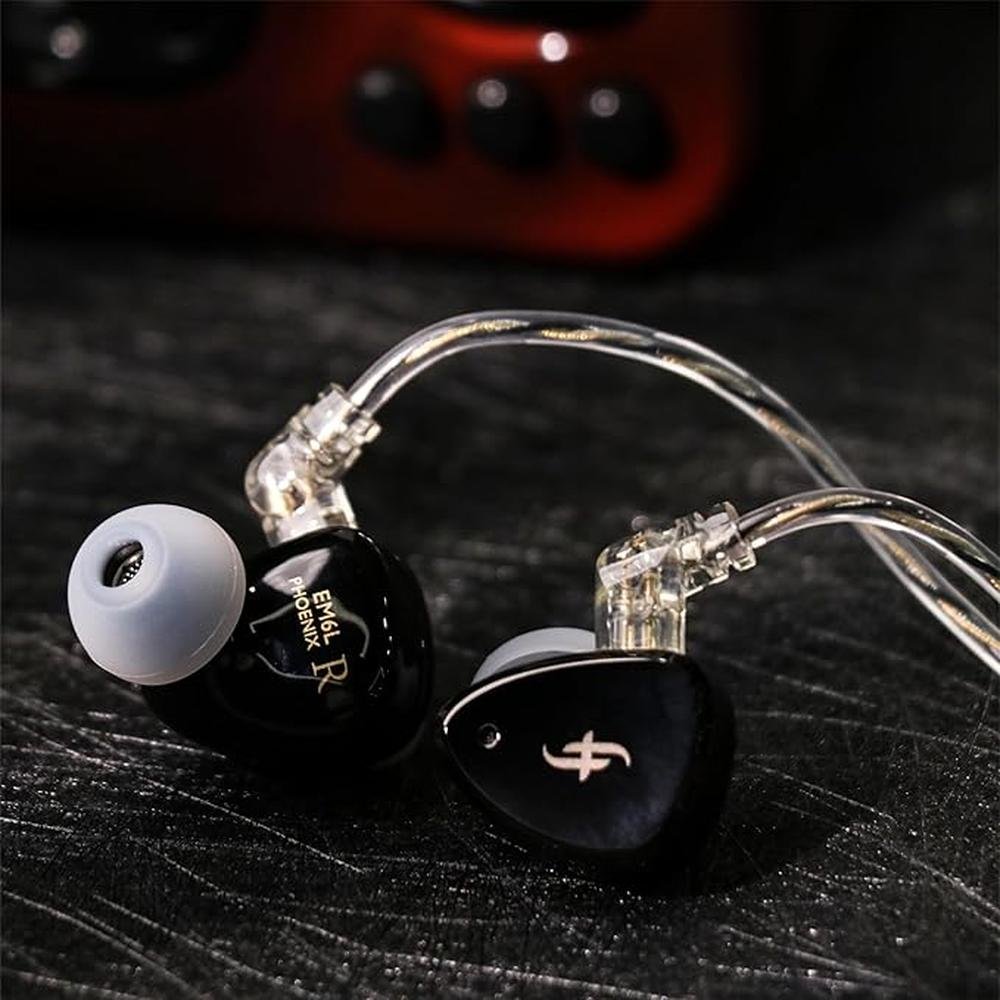 Linsoul SIMGOT EM6L 1DD + 4BA Hybrid Driver in-Ear Monitor – Side View