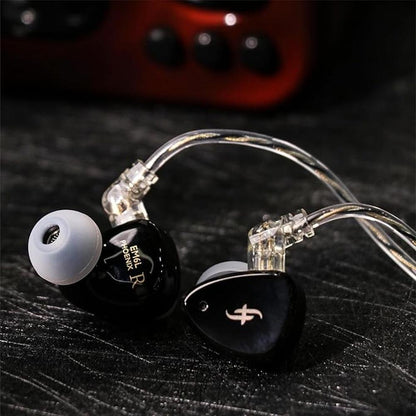 Linsoul SIMGOT EM6L 1DD + 4BA Hybrid Driver in-Ear Monitor – Side View