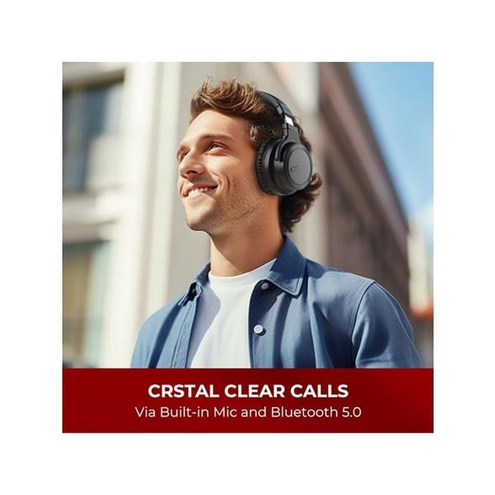 Bluetooth Headphones: Commalta E7 Active Noise Cancelling – In Use